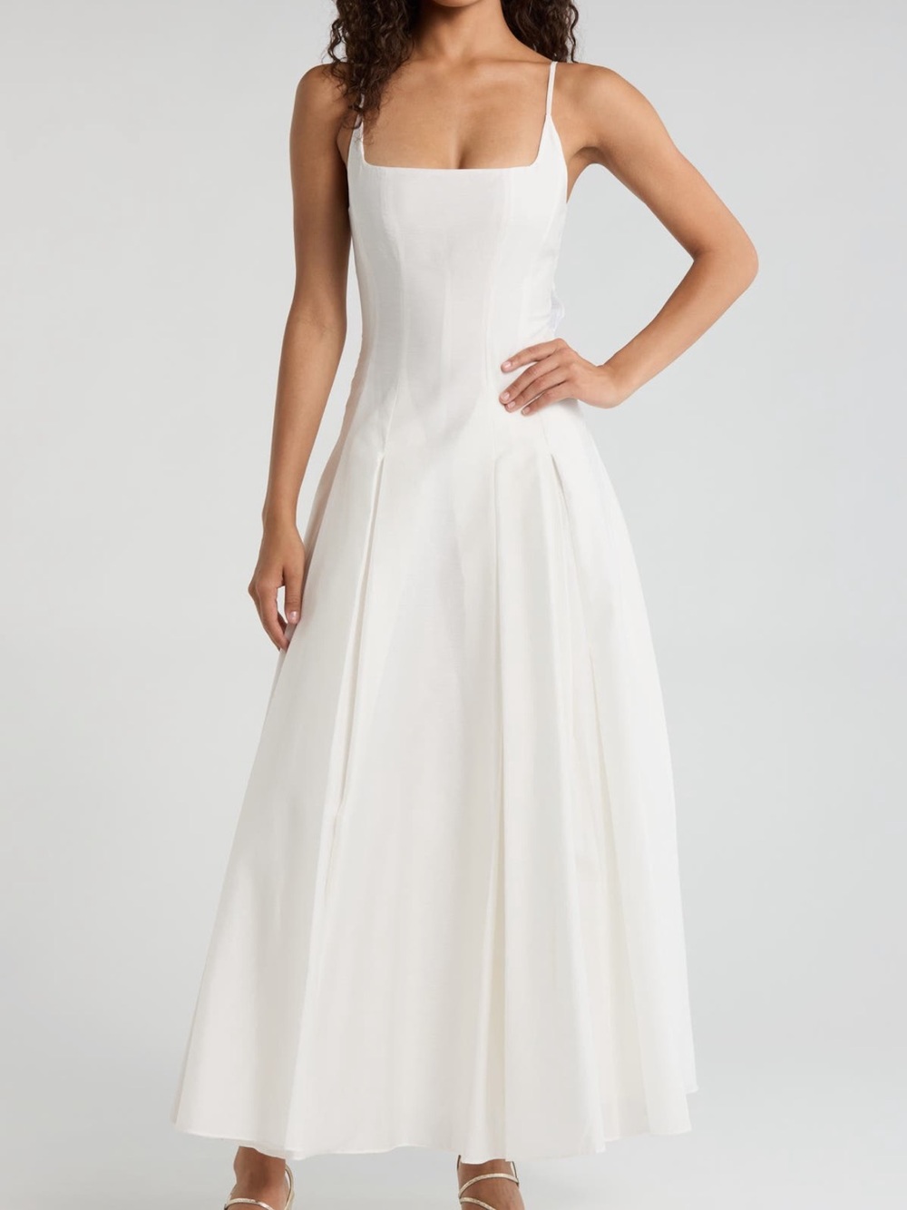 EVER NEW Emery Panel Midi Sundress